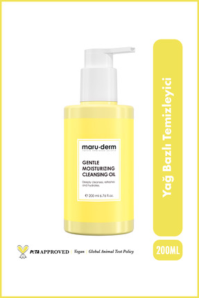 Maru.Derm Yağ Bazlı Temizleyici - Yüz Ve Vücut Için Temizleme Yağı 200 ML