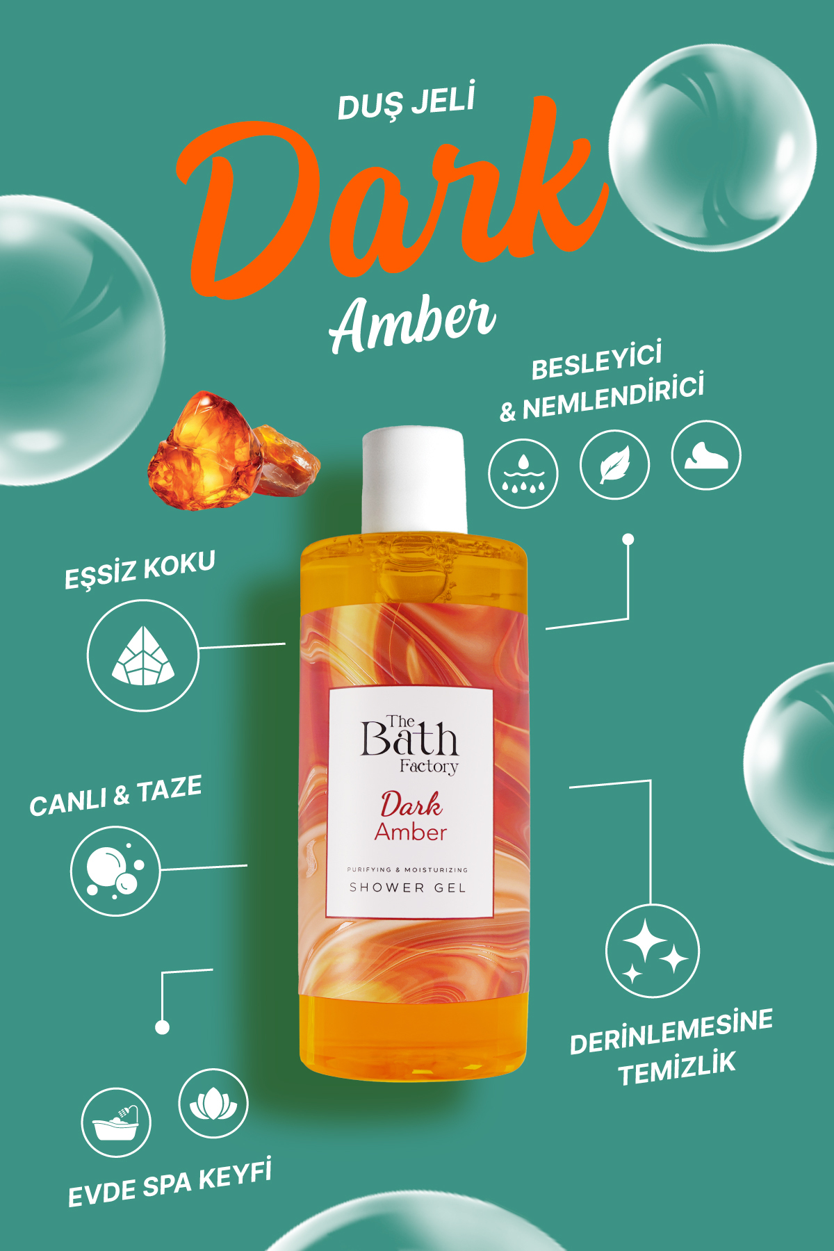 ژل و کرم دوش زنانه – مردانه  THE BATH FACTORY | BF076 اورجینال - تصویر 2