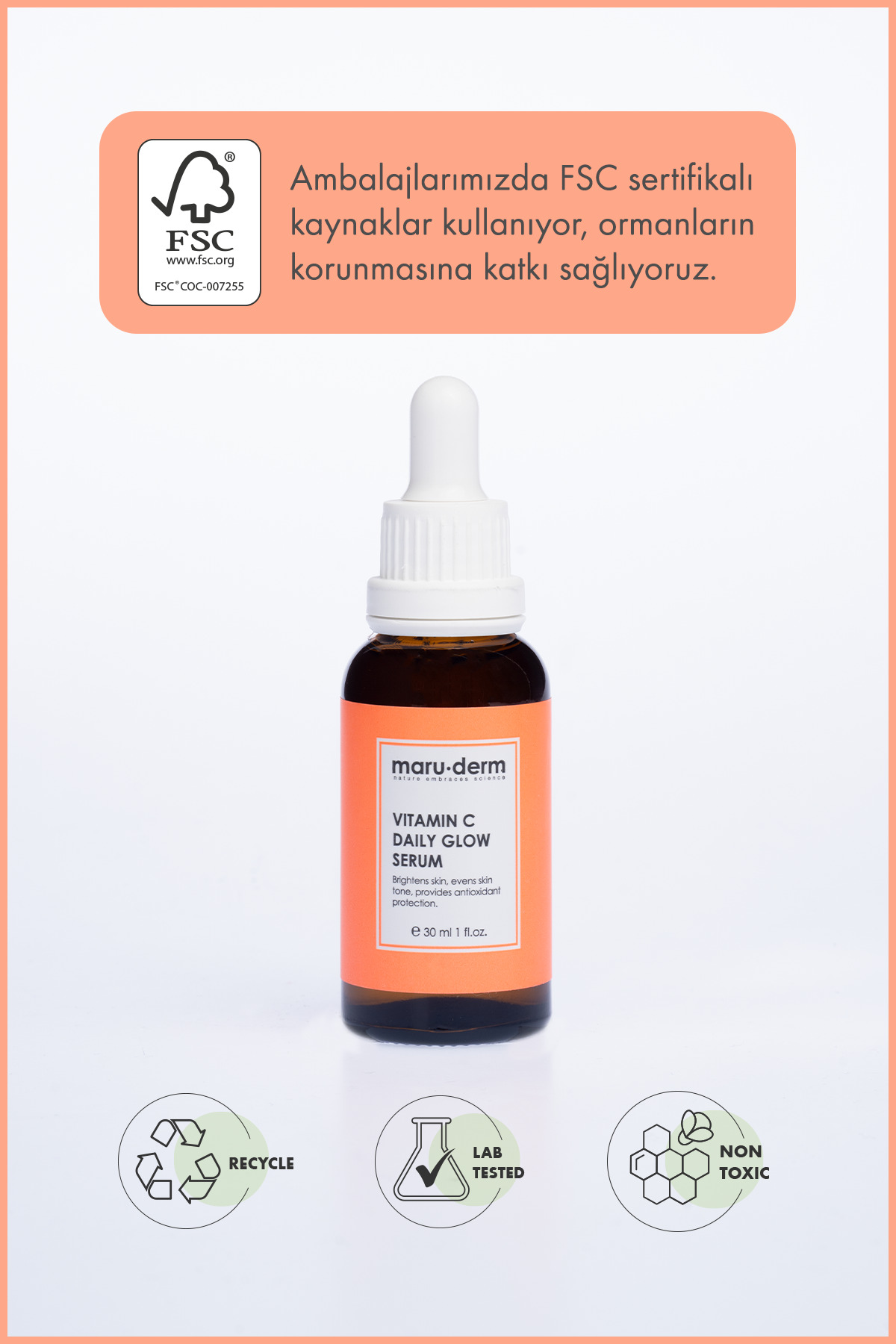 سرم مراقبت از پوست روشن کننده ویتامین C و پپتید، 30 میلی لیتر — 8682397030673_rollback_1759370406874 — تصویر 6 از 6