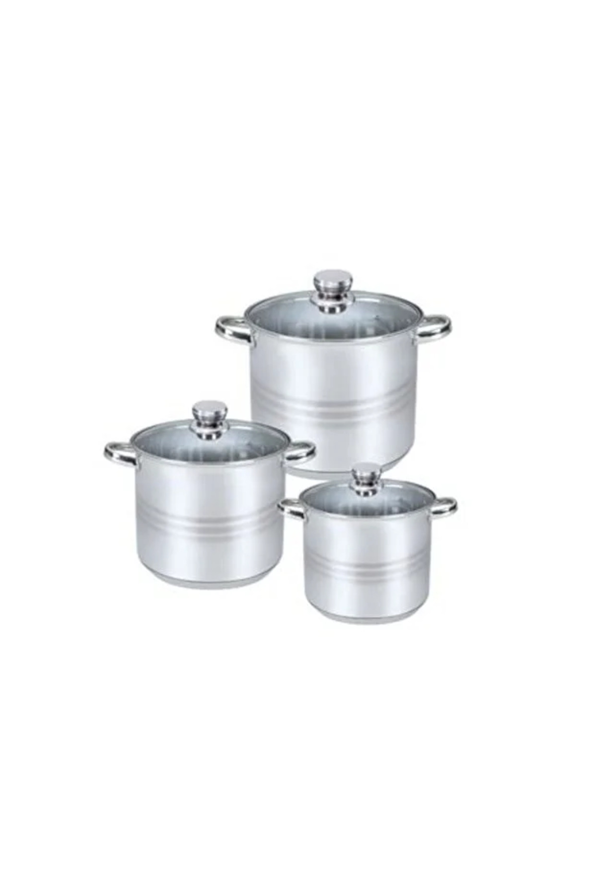 Floria ZLN-4045 Topfset, 6-teilig, für alle Wärmequellen, Edelstahl