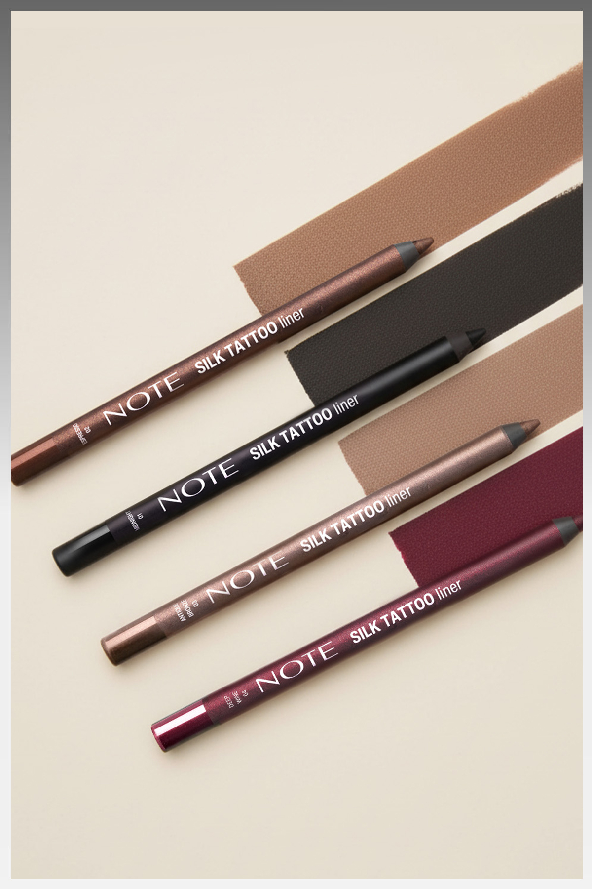 خط چشم  قهوه ای Note Cosmetics | EPL SILK TATTOO اورجینال - تصویر 3