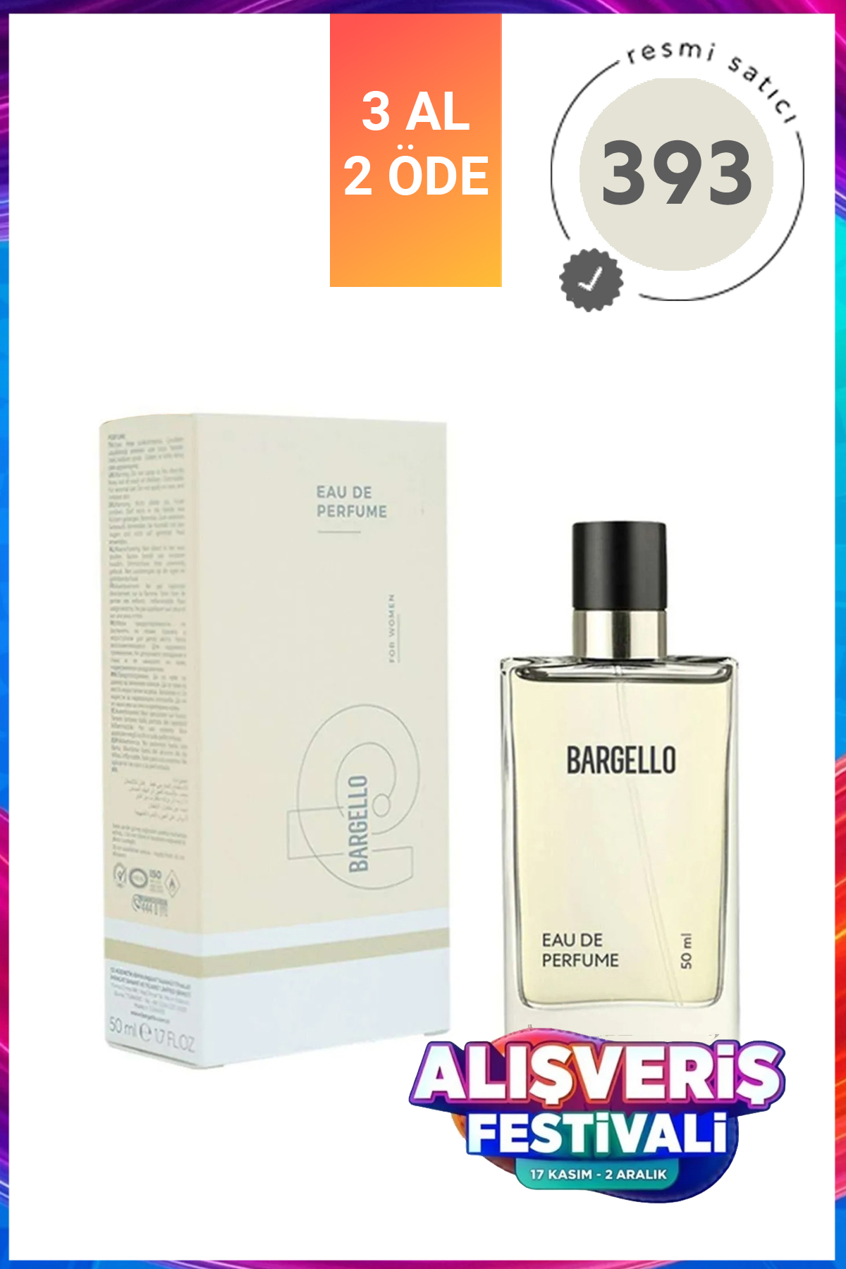 Bargello 393 Kadın 50 ml Parfüm Edp Floral