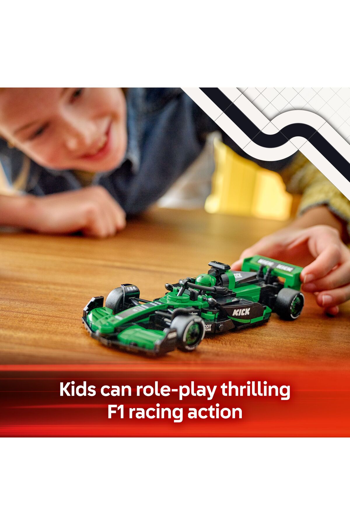 اسپید چمپیونز کیک خودروی مسابقهای C44 تیم فورمول یک ساوبر ۷۷۲۴۷ – مجموعه ساختنی اسباببازی ۱۰+ (۲۵۹P)