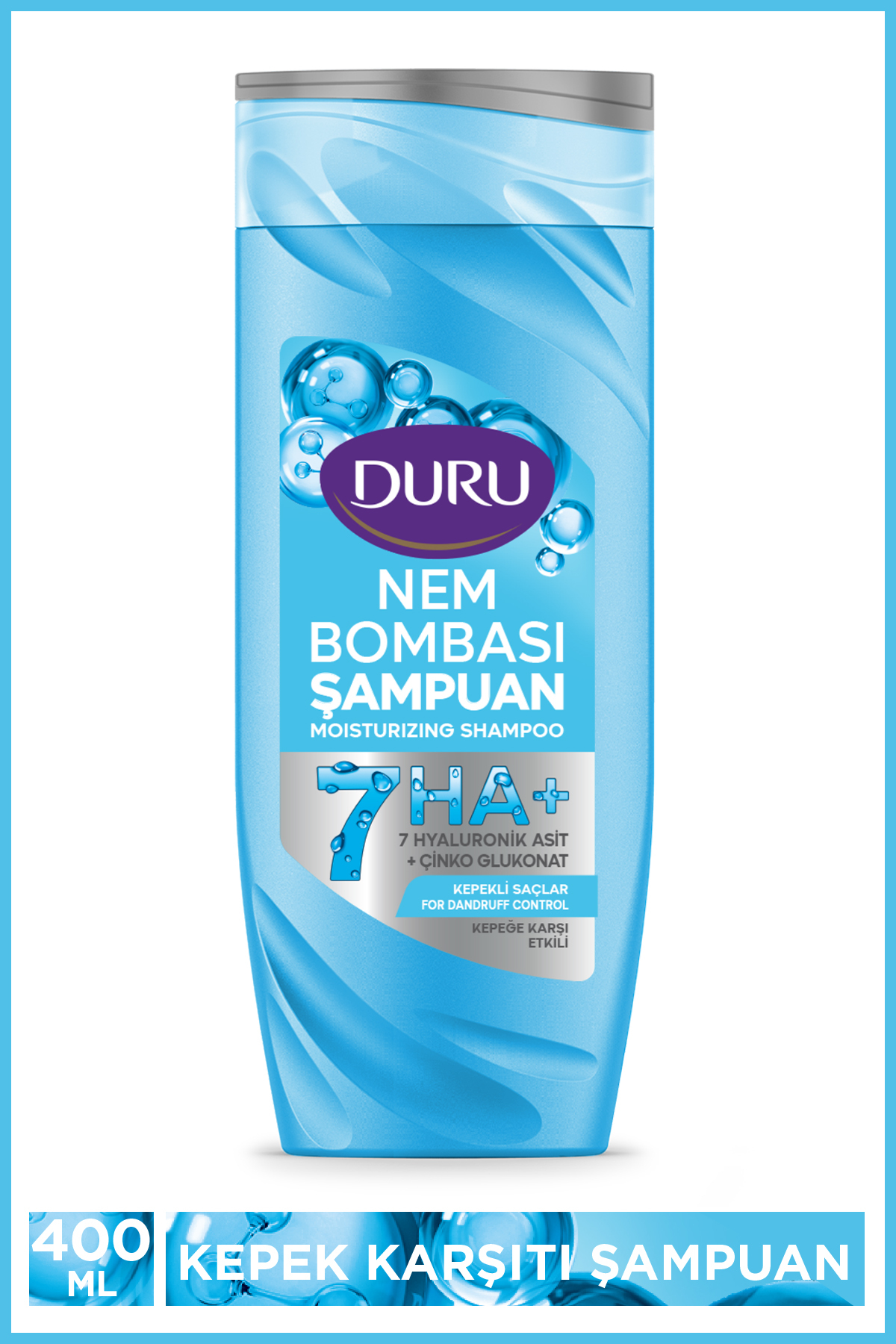 Nem Bombası Kepekli Saçlar için Kepeğe Karşı Etkili Şampuan 400 Ml