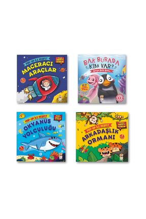 Sincap Kitap Üç Boyutlu Hareketli Kitap Seti 12 Ay (SMALL PAKET) Pop-up Ile K...