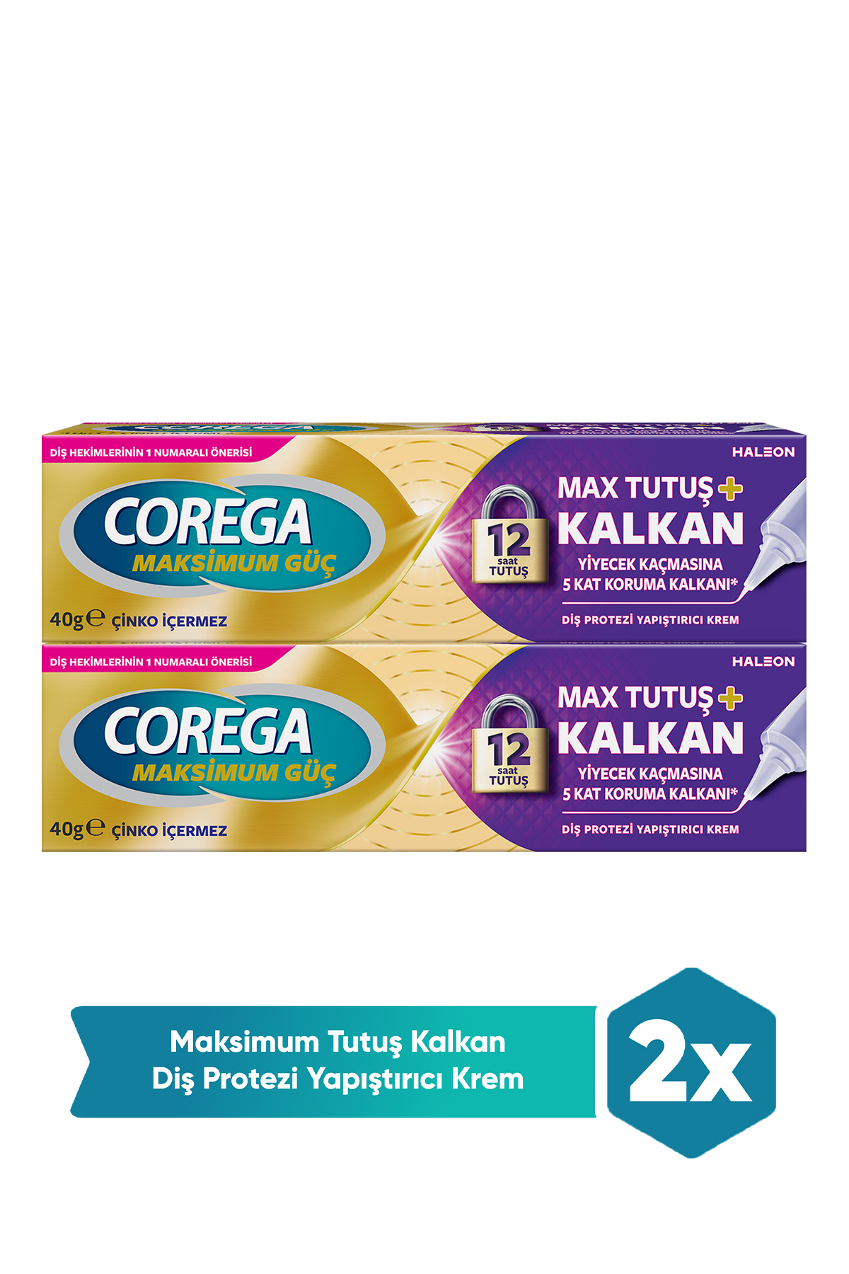 Corega Maksimum Kontrol Protez Yapıştırıcı Krem 40gr 2