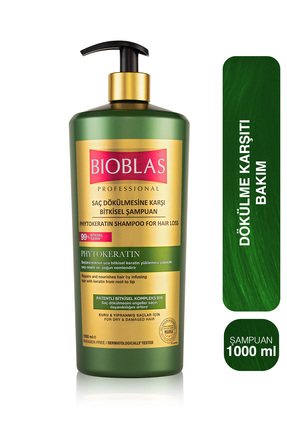 Bioblas Onarıcı Bakım Saç Dökülmesine Karşı Phytokeratin Şampuan 1.000 Ml - K...