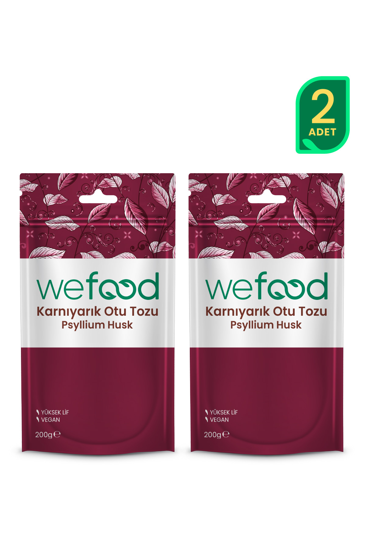 Wefood Karnıyarık Otu (Psyllium) Tozu 200 gr 2
