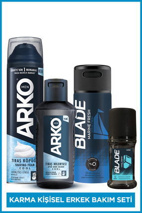 Arko Men Erkek Kişisel Bakım Karma Set(Tıraş Köpüğü & Kolonyası,Deodorant & R...