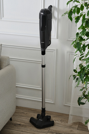 HOMEND Dustroyer 1272H 2 in 1 Metal Borulu Kablolu Dikey Süpürge Siyah