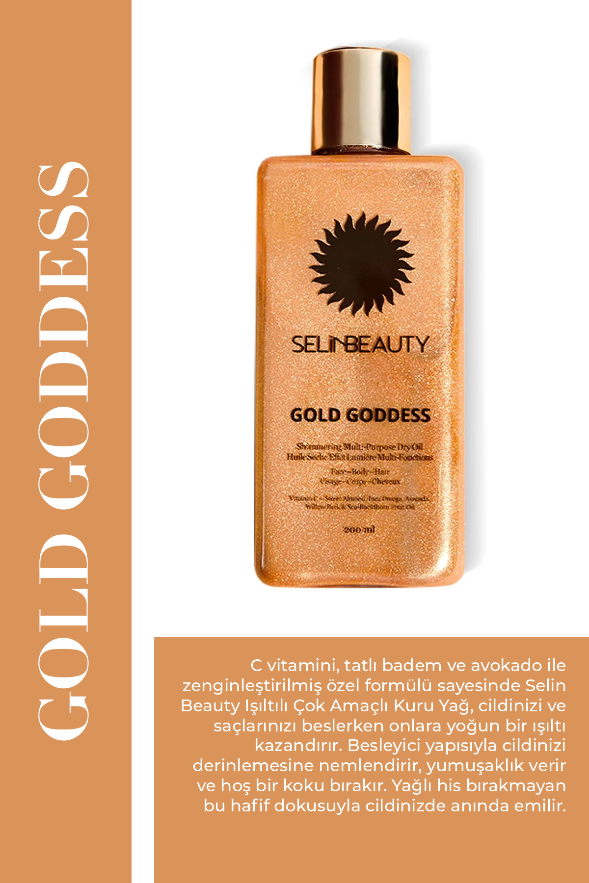 SELİNBEAUTY Gold Goddess 200 Ml