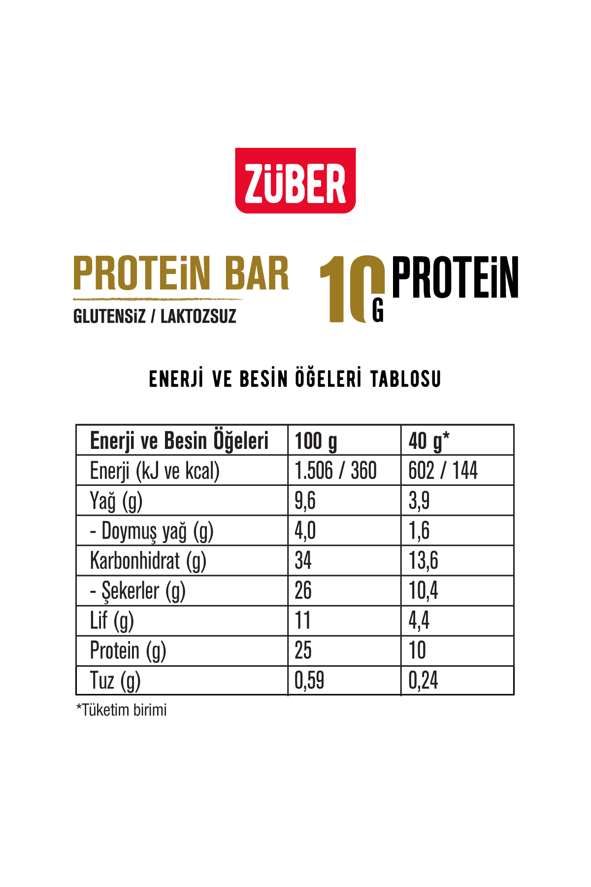 Protein Bar Bademli 40g x 3 Adet 3
