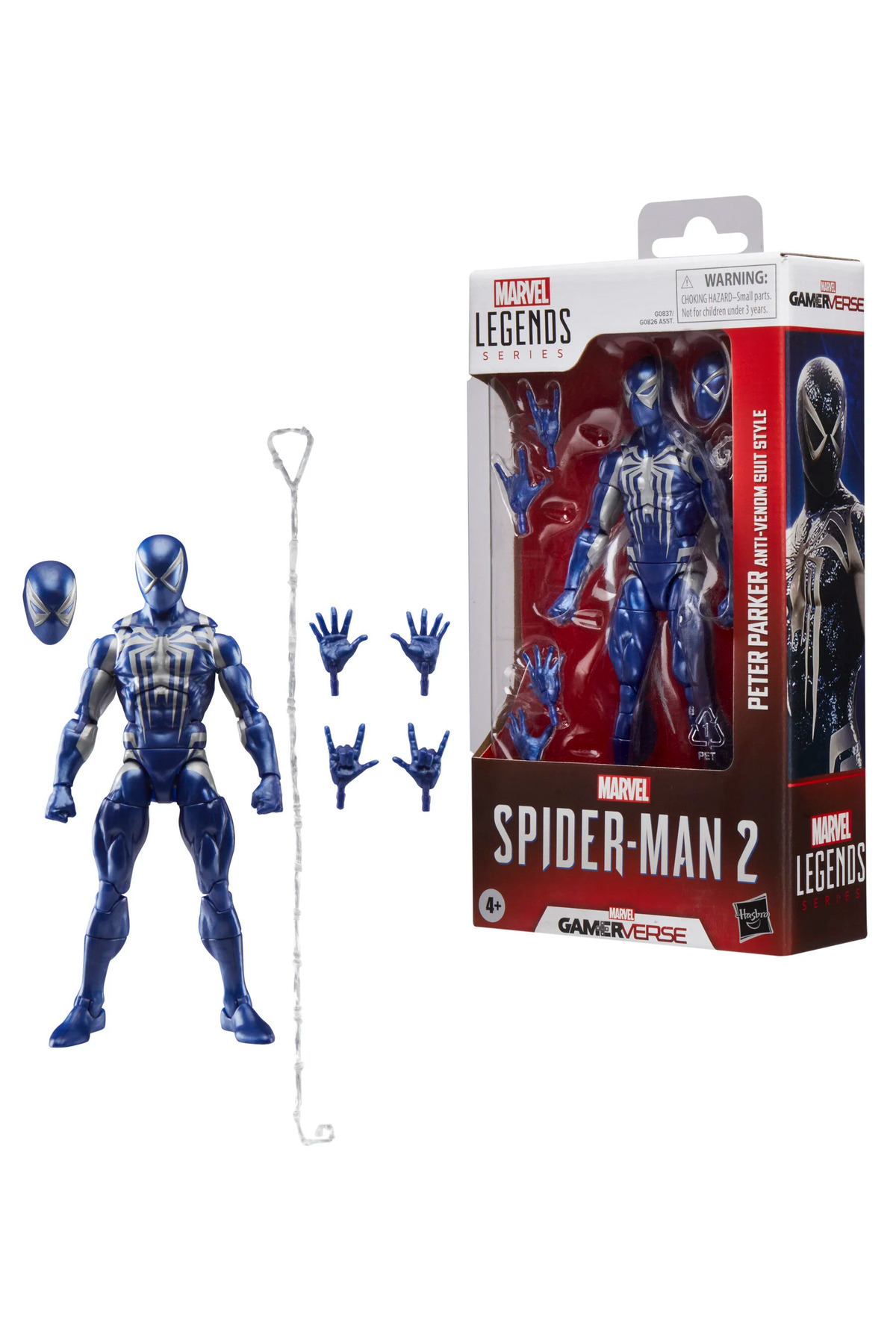 Hasbro Marvel Legends Gamerverse Peter Parker Anti-Venom Suit Style (Spider-Man2 Video Game) Aksiyon Figürü