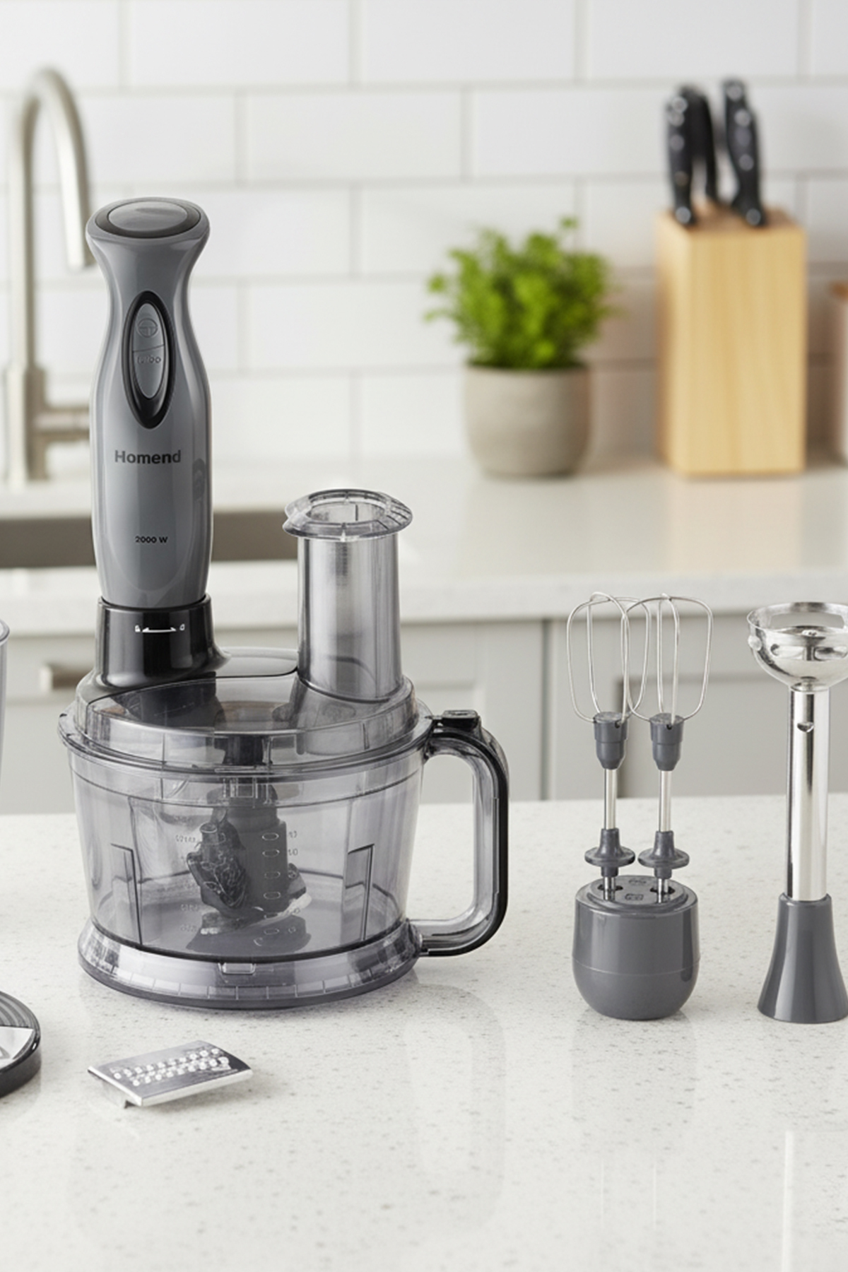 HOMEND Functionall 2851H Mutfak Robotu Antrasit Siyah