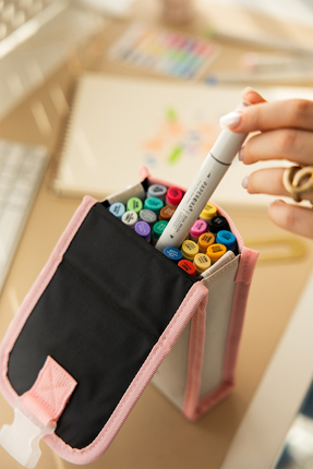 PAPERORA 24’lü Çift Uçlu Alkol Bazlı Marker Kalem Seti – Brush + Chisel