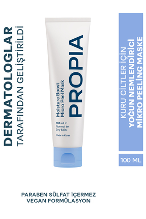 Propia Kuru ve Normal Ciltler İçin Yoğun Nemlendirici Mikro Peeling Maske 100 ML