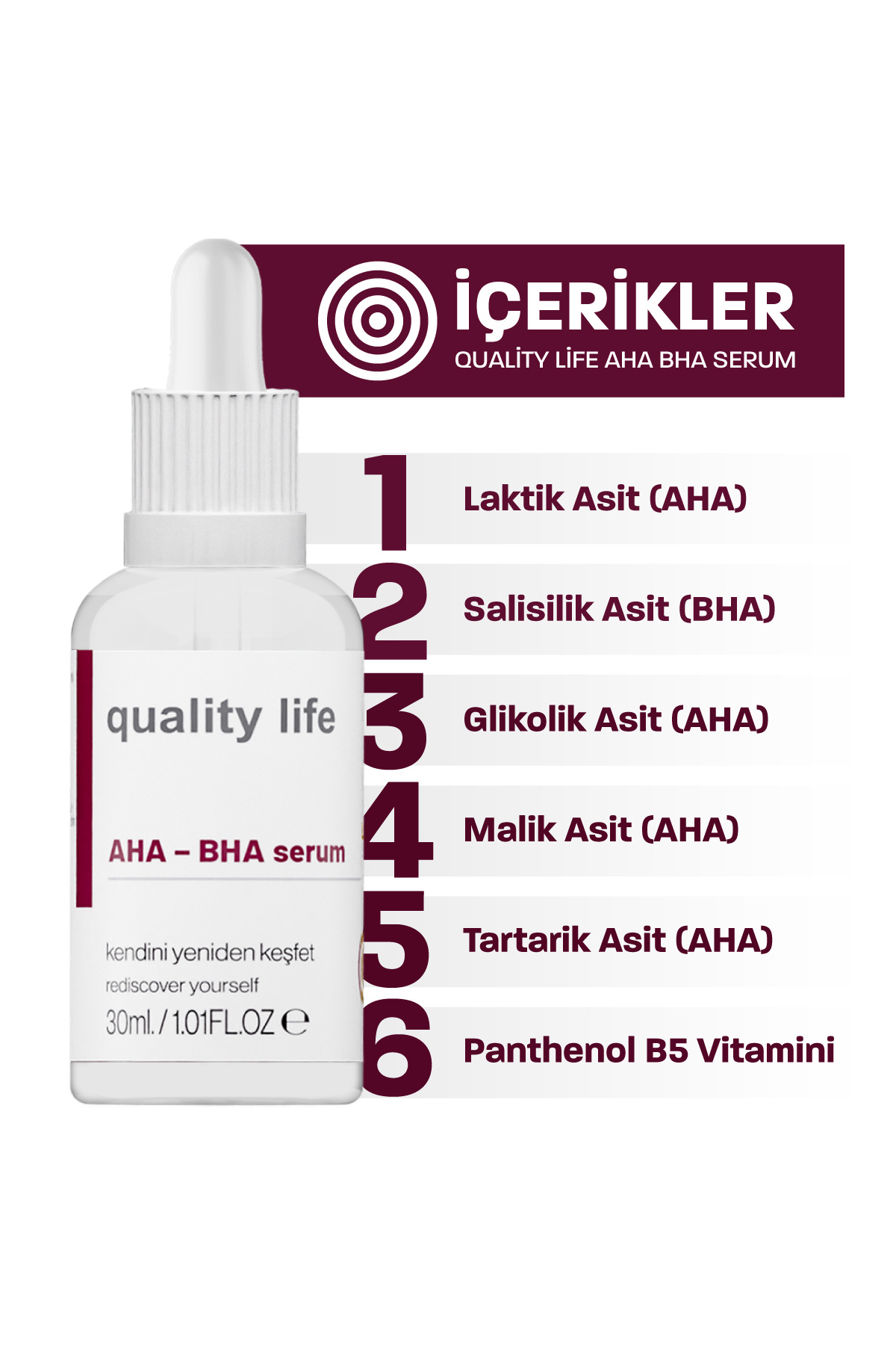 سرم AHA BHA احیا کننده رنگ پوست حتی لایه بردار قرمزی پوست سرم پوست گلیکولیک سالیسیلیک اسید — سرم-aha-bha-لایه بردار قرمزی — تصویر 5 از 8