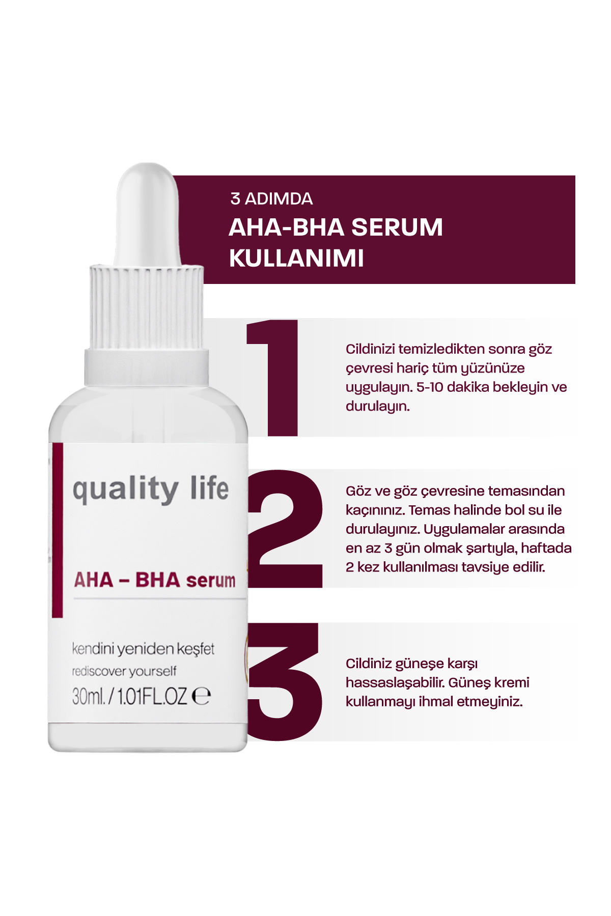 سرم AHA BHA احیا کننده رنگ پوست حتی لایه بردار قرمزی پوست سرم پوست گلیکولیک سالیسیلیک اسید — سرم-aha-bha-لایه بردار قرمزی — تصویر 7 از 8