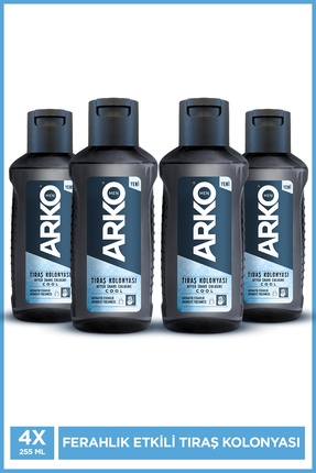 Arko Men Cool Tıraş Sonrası Kolonya 4x255 ml
