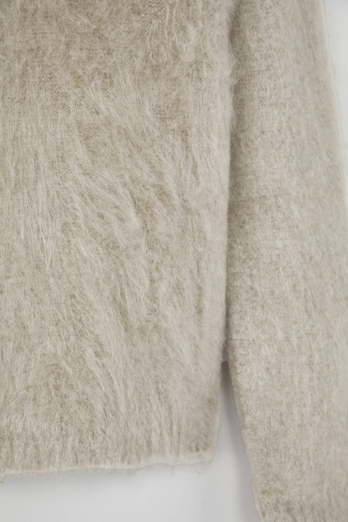 Trendyolmilla  Vizon Gül Düğme Detaylı Buklet İplikli Triko Hırka TWOAW26HI00109 - Görsel 7