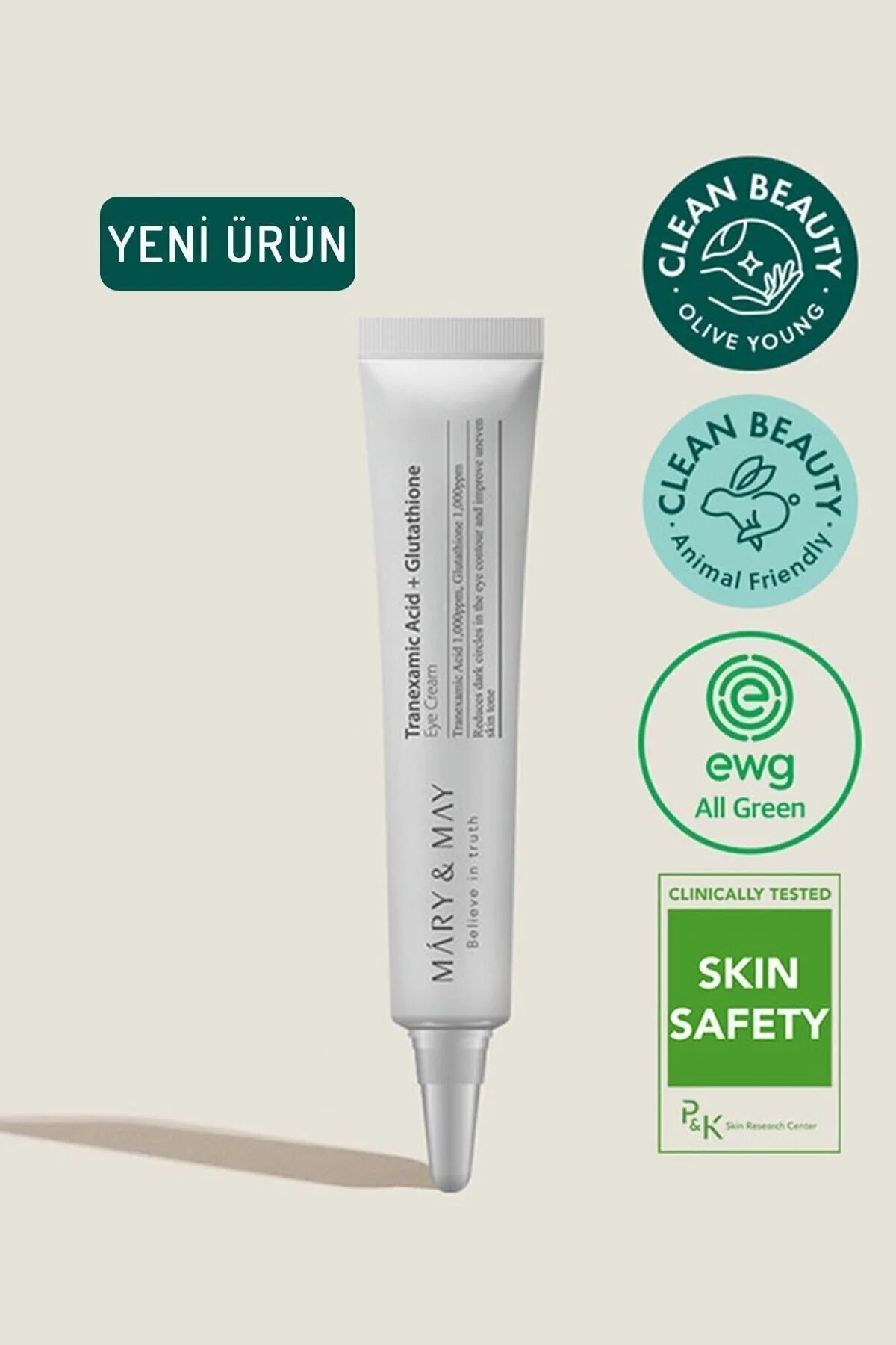 Mary & May Tranexamic Acid+glutathion Koyu Halka Karşıtı Aydınlatıcı Göz Çevresi Kremi 12 Gr