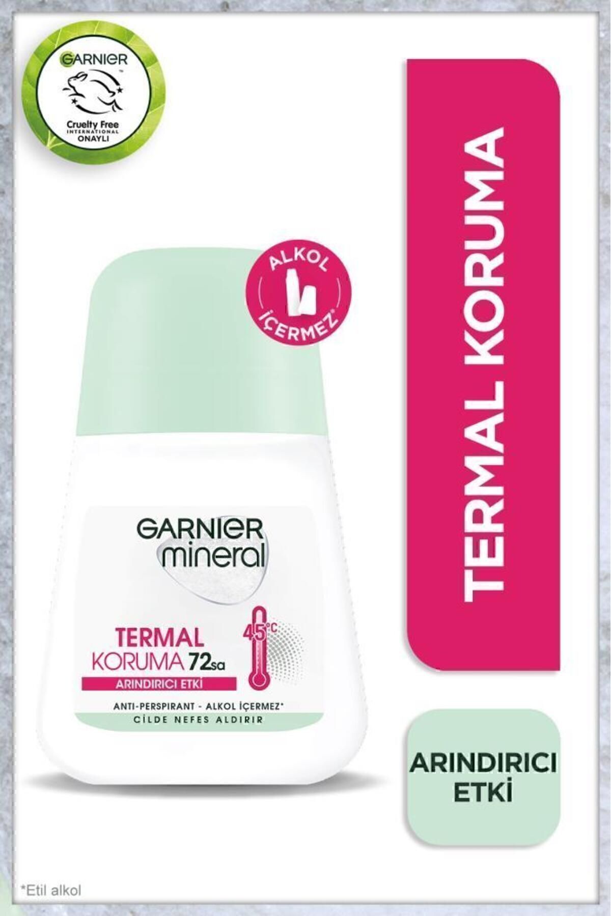 Garnier Mineral Termal Koruma Kadın Roll-On Deodorant 50ml