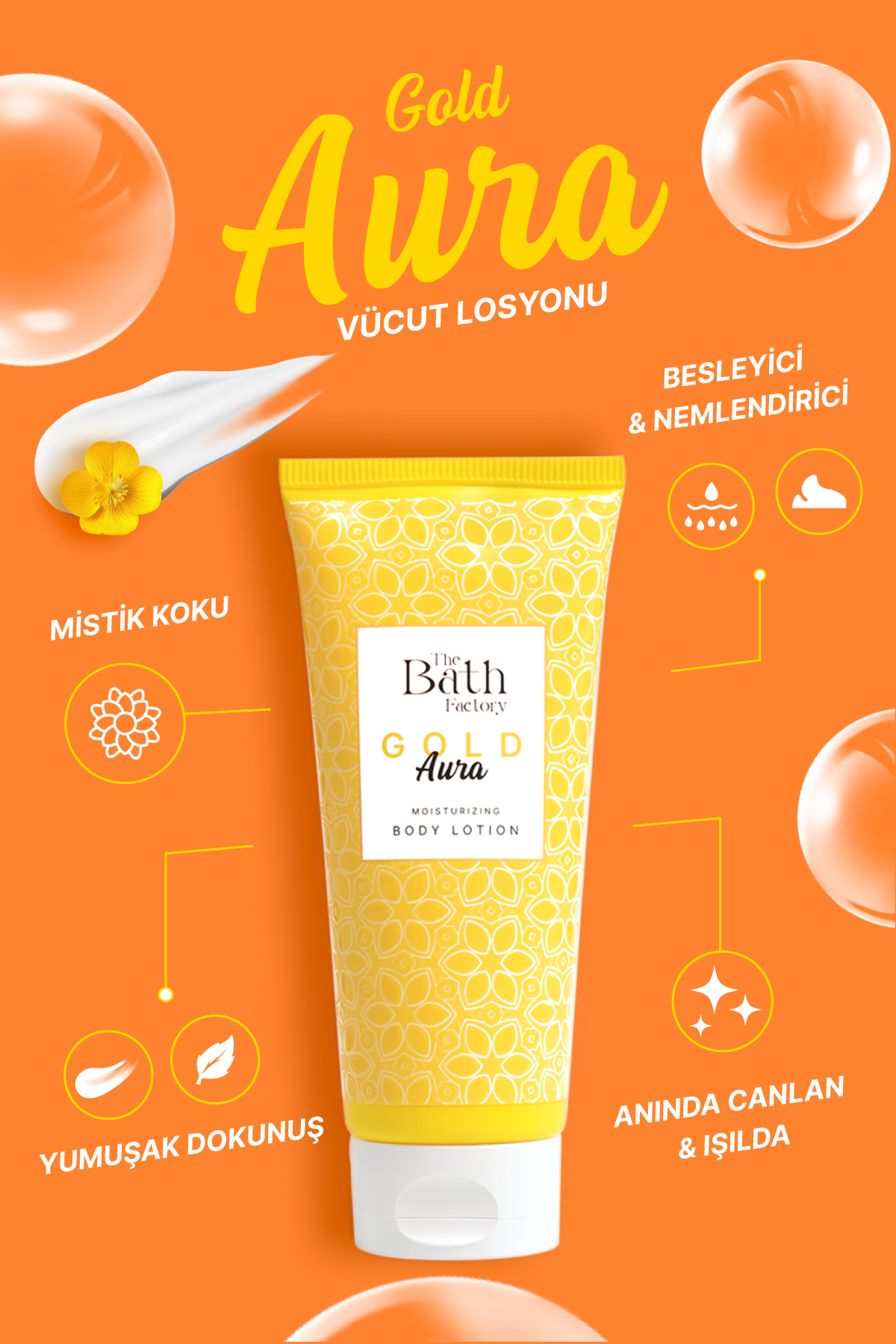 Gold Aura Vücut Losyonu 200 ml — 12.11.39.004.200.10 — تصویر 2 از 7