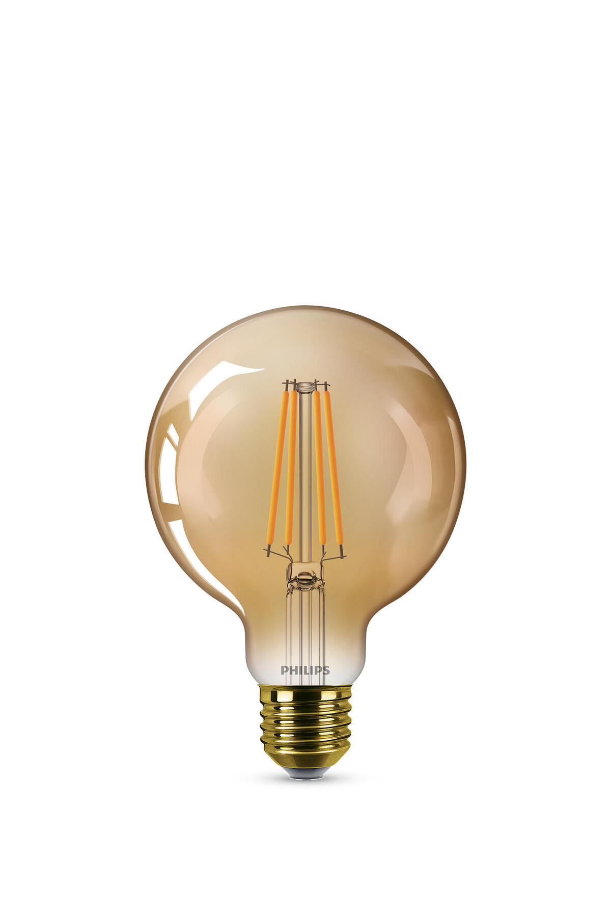 لامپ فیلامنتی کلاسیک LED دیمبل 5.8W 640لومن 2200K نور زرد G95 E27 (50W)
