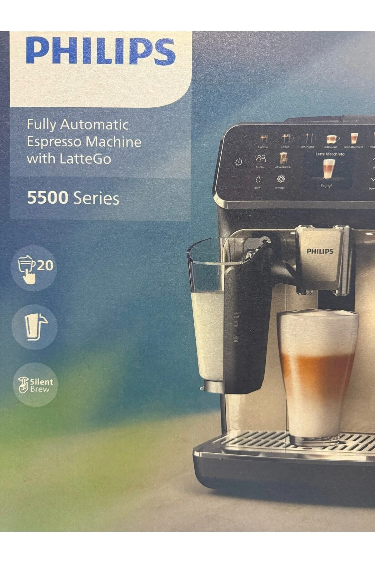 5500 Seri Tam 1KG Kahve Hediyeli-EP5543 LatteGO 7