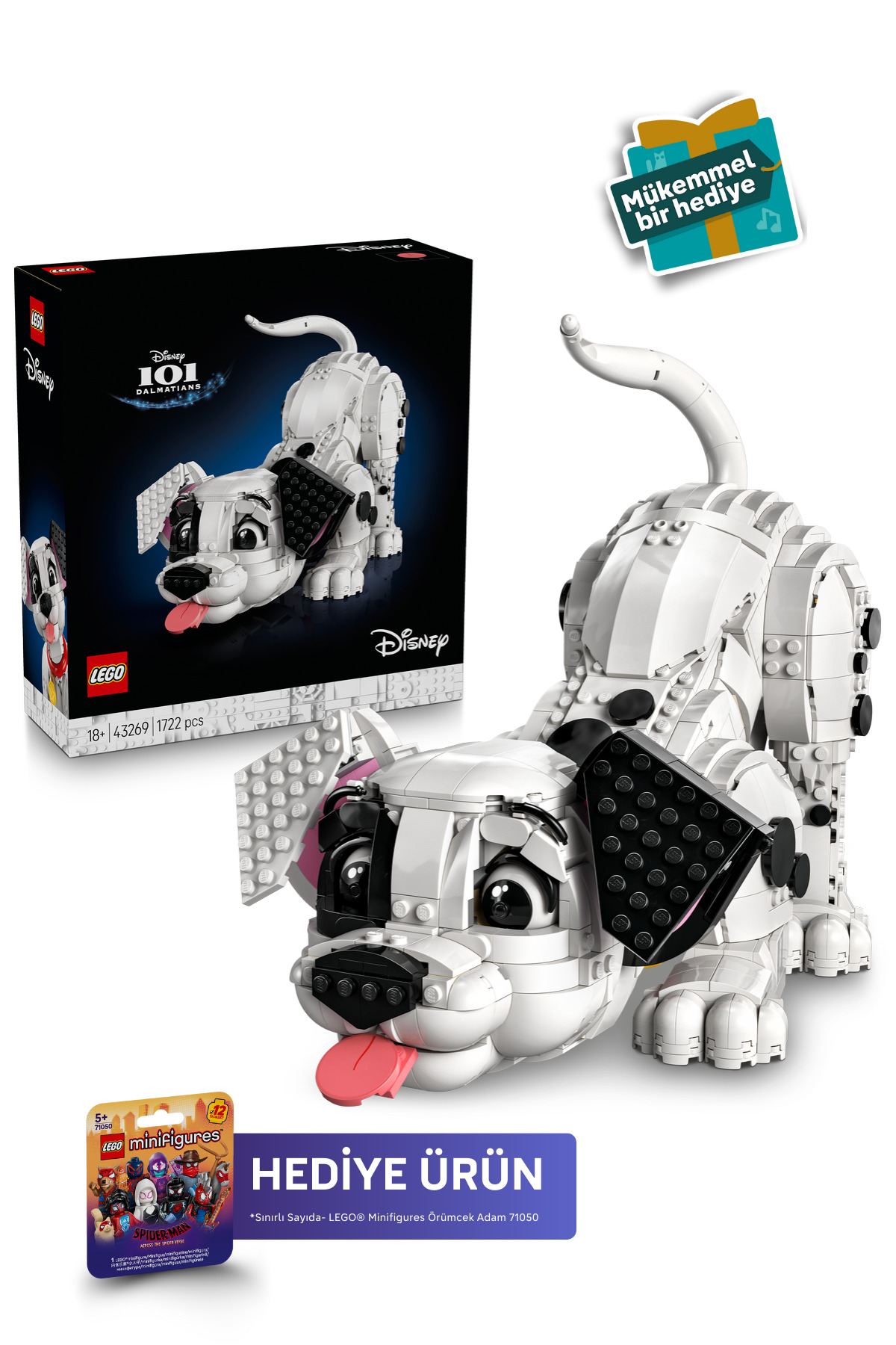 LEGO ® ǀ Disney 101 Dalmaçyalı Köpek Yavrusu 43269 - Yetişkinler için Model Yapım Seti (1722P)