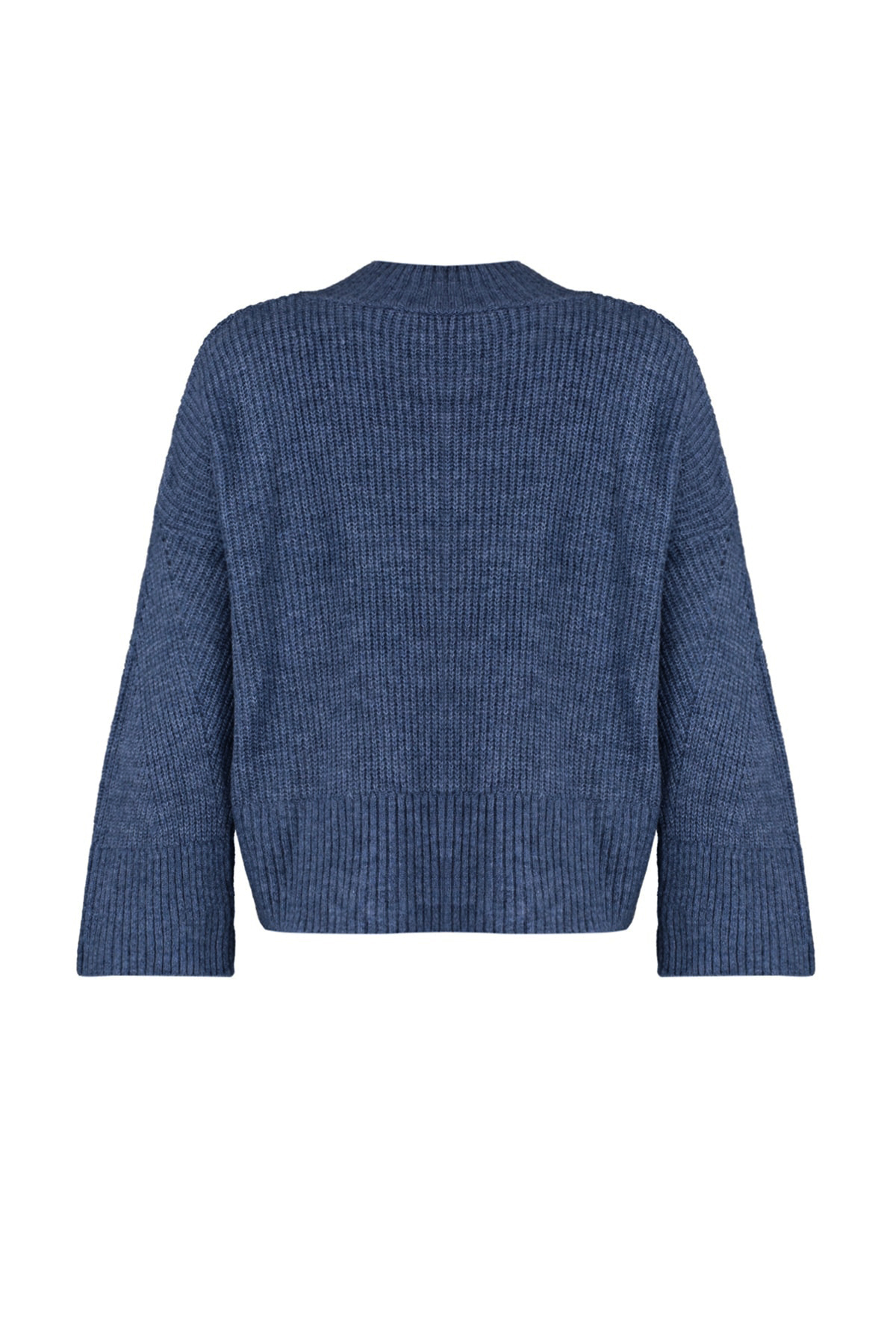 Trendyolmilla  Indigo Yumuşak Dokulu Basic Triko Kazak TWOAW22KZ0474 - Görsel 8