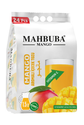 Mahbuba Mango Aromalı Soğuk Toz Içecek 24x11.2gr