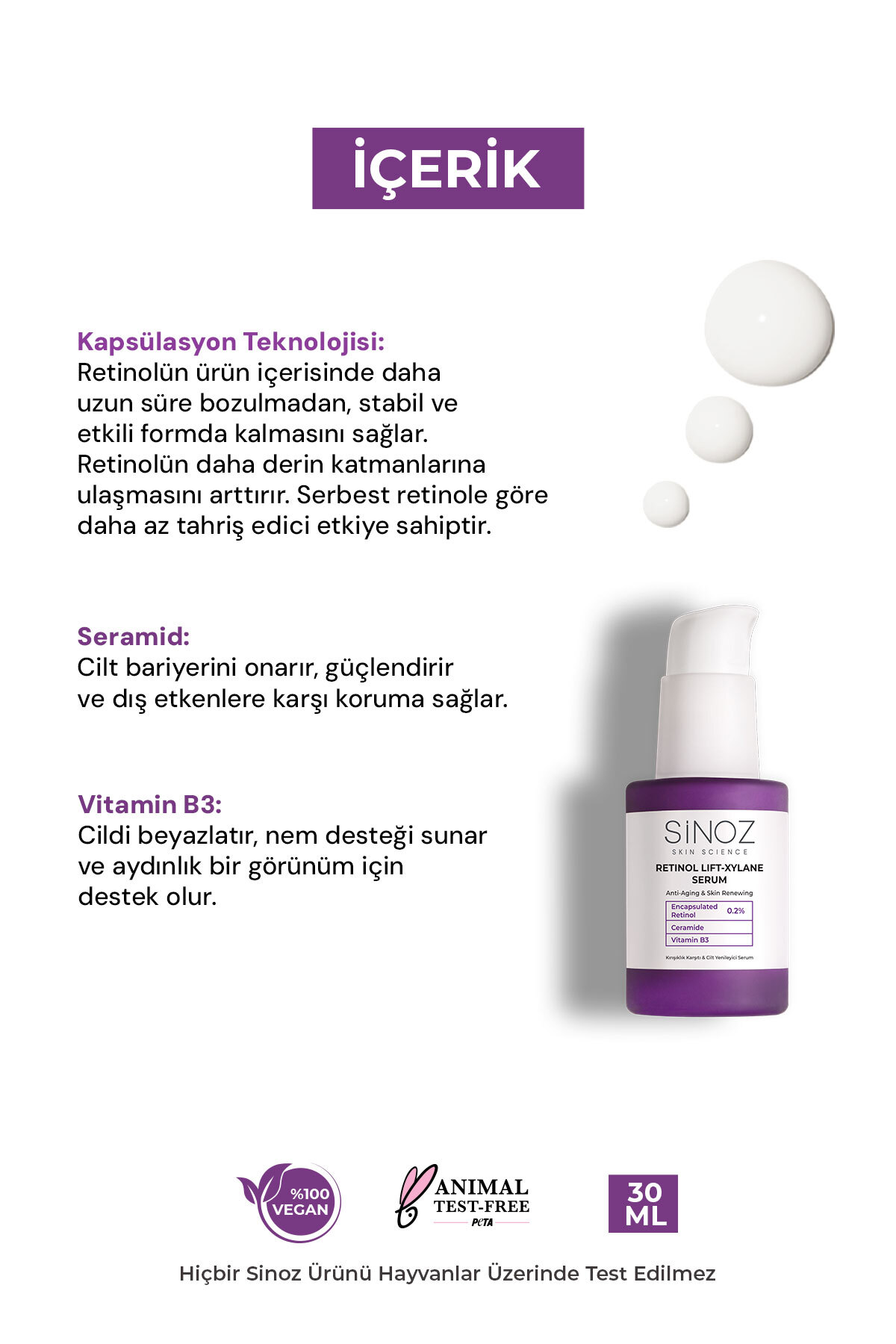 Retinol Lift-Xylane Kırışıklık Karşıtı ve Cilt Yenileyici Yüz Bakım Serumu 30 ml — TYCOND3OPN172012181854146 — تصویر 3 از 7