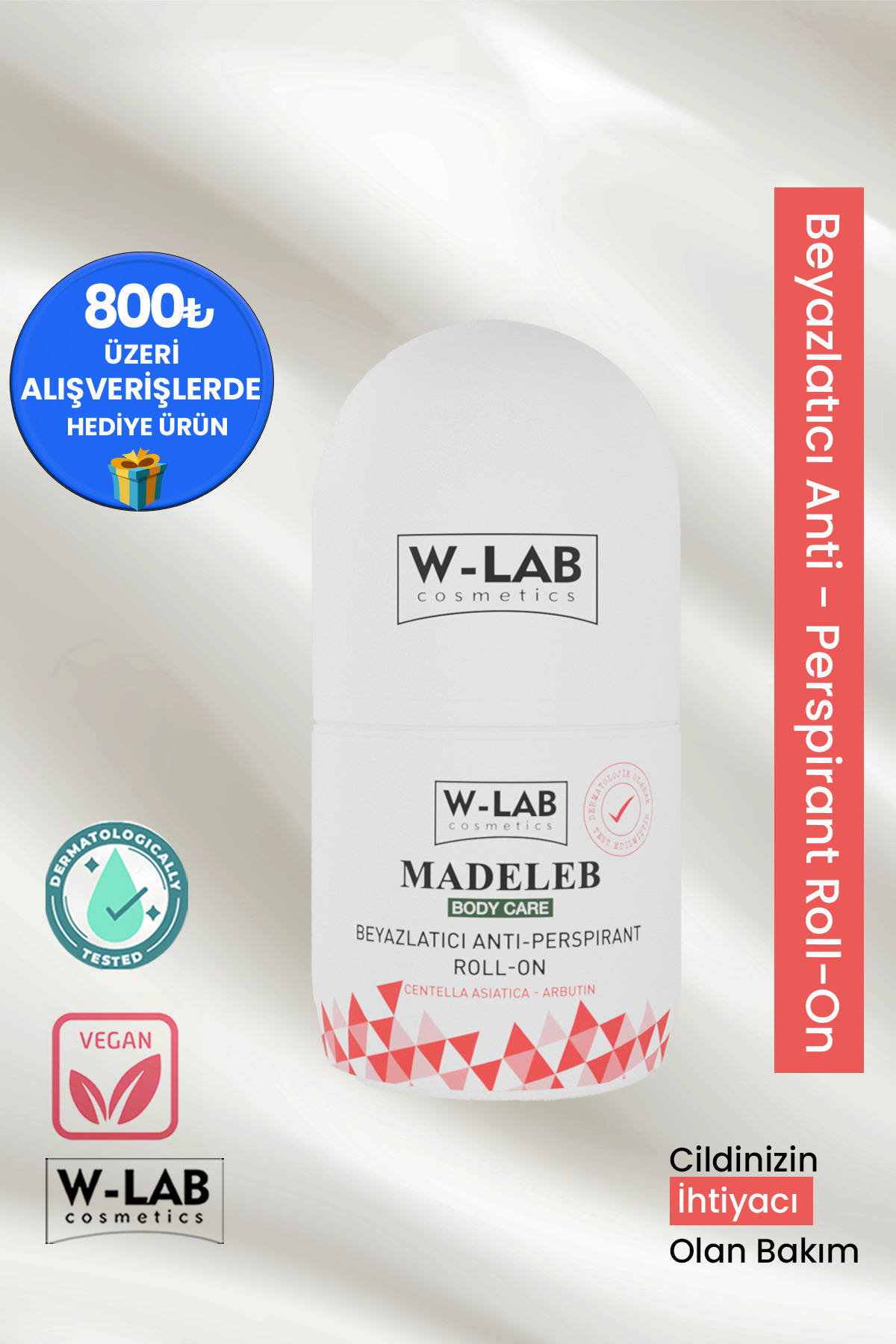 W-Lab Kozmetik Madeleb Roll On 50 ml