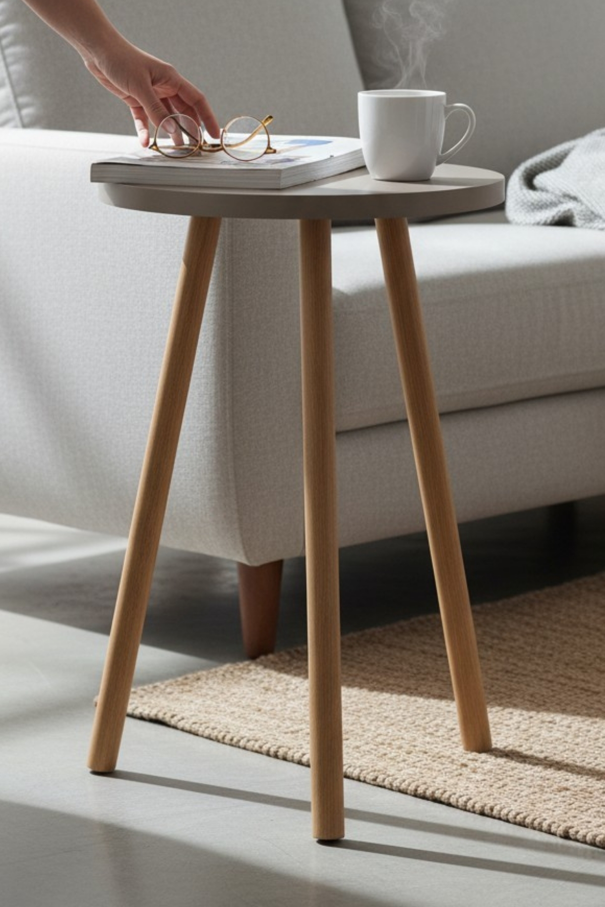 Rome Nightstand Side Table
