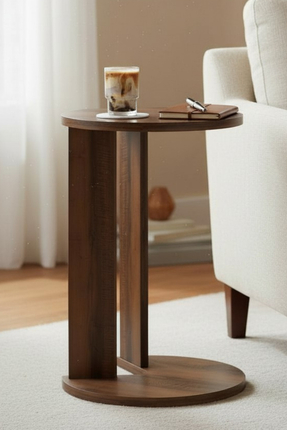 Skandi homeworks Cake C Sehpa Koltuk Sehpası Yan Sehpa Zigon Sehpa Servis Seh...