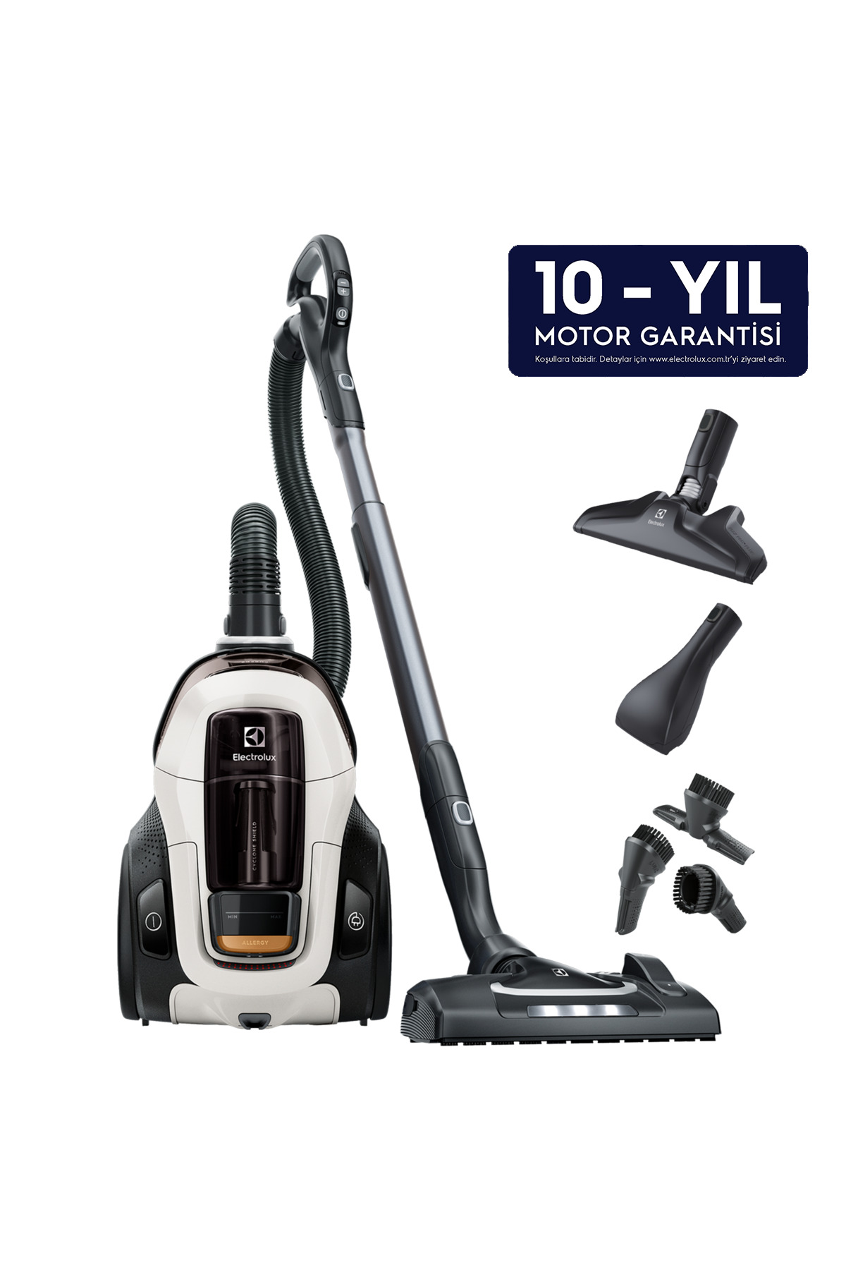 PC91-ALRG Pure C9 Allergy 72dB(A) Silent Bagless Vacuum Cleaner with 10 Years Engine Warranty