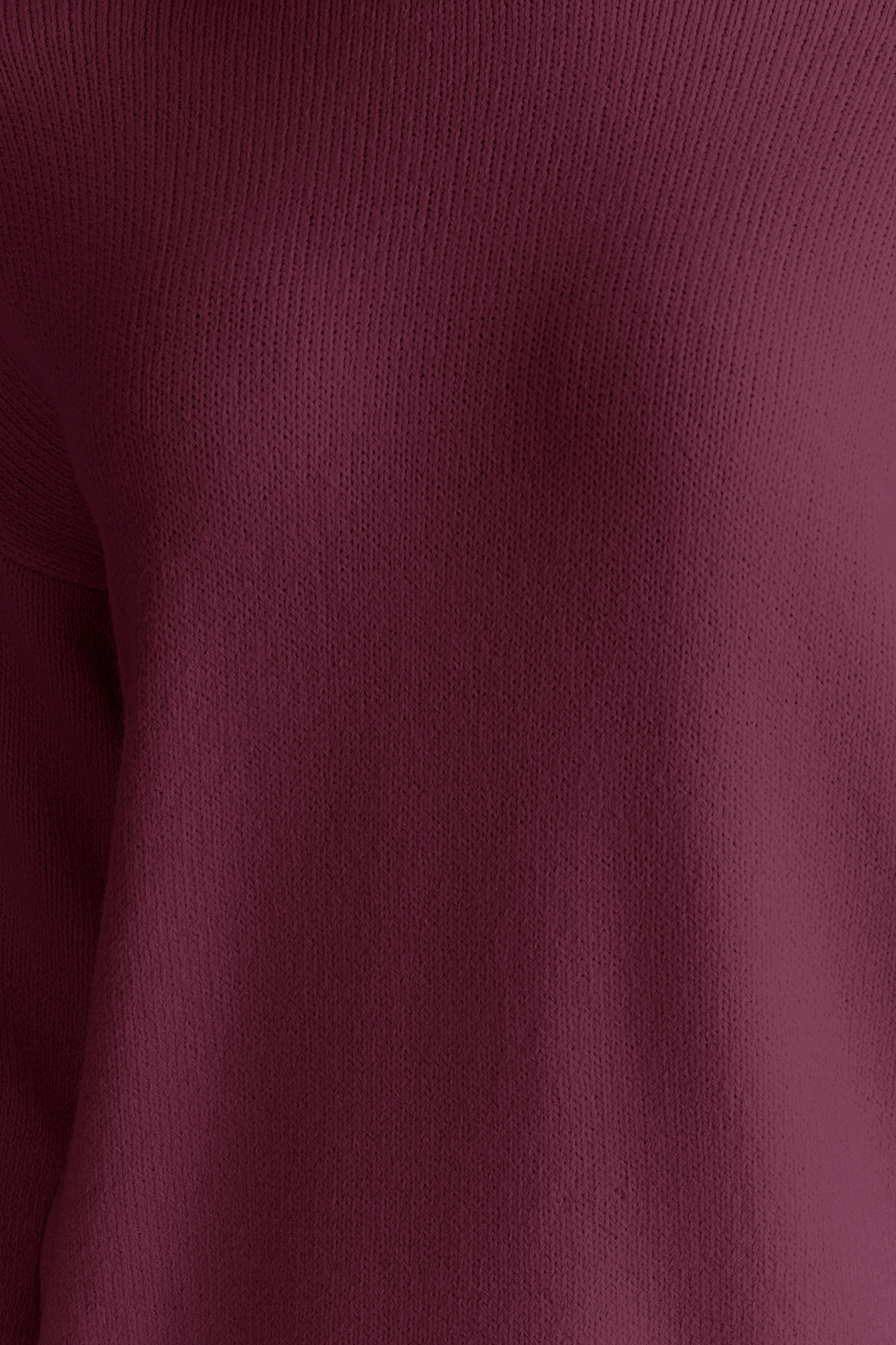 Trendyolmilla  Bordo Geniş Kalıp Yumuşak Dokulu Triko Kazak TWOAW25KZ00168 - Görsel 5