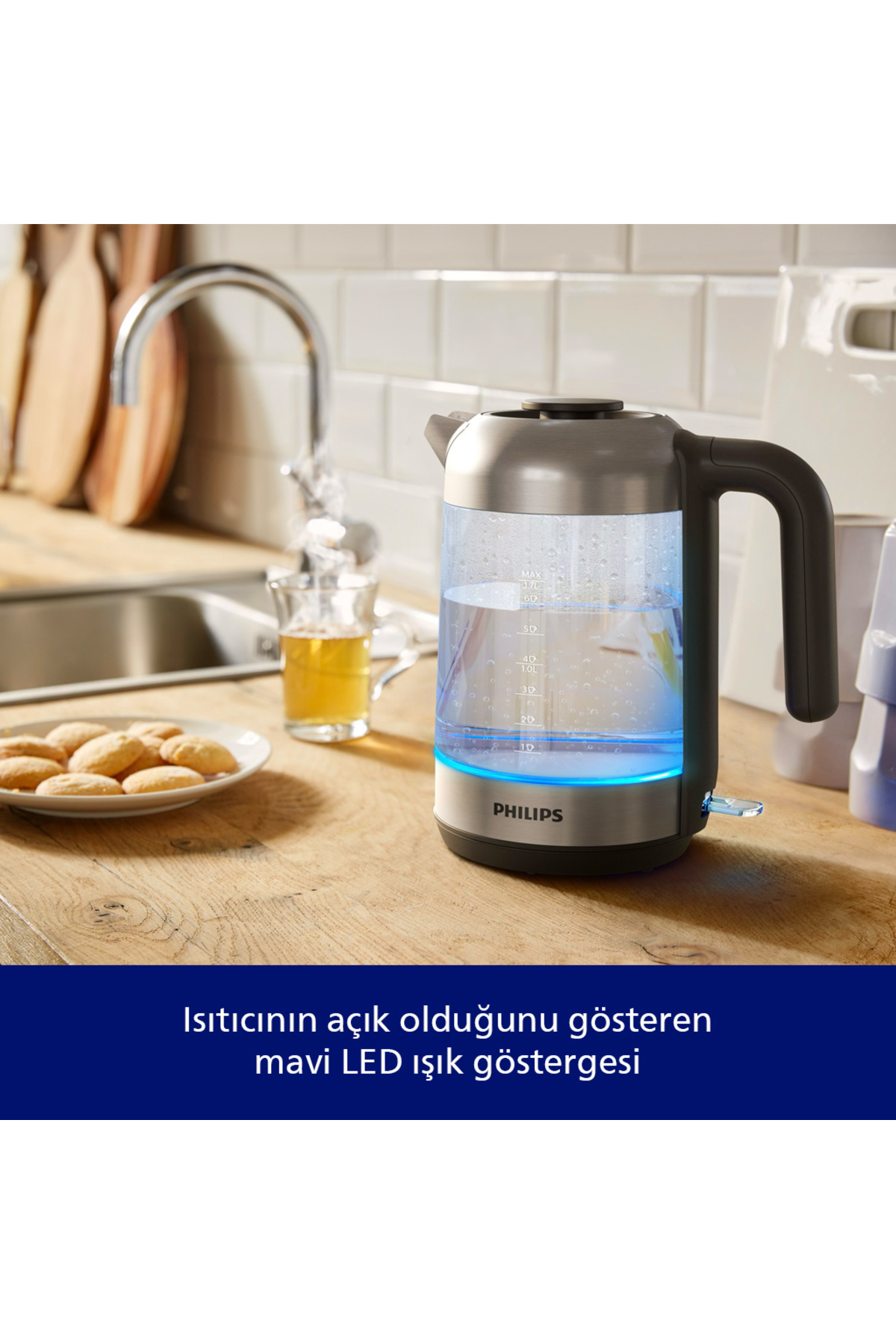 Hd9339/80 Viva glass kettle 1,7 Lt