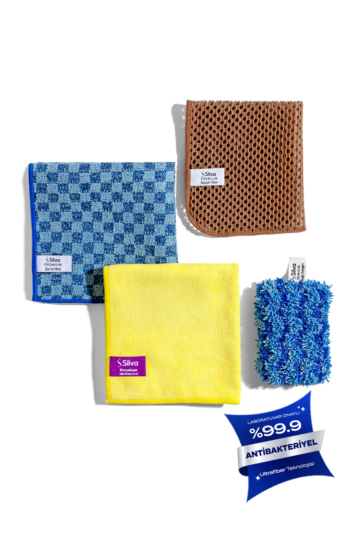 Silva Ultrafiber Premium Mutfak Seti - 4 Parça Temel Çözüm