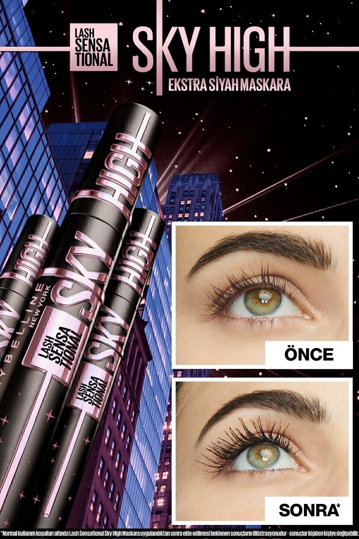 ریمل  مشکی Maybelline New York | MYBLSSKYMSKR اورجینال - تصویر 3