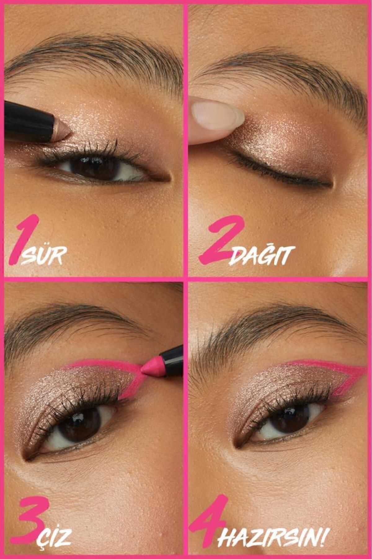 سایه چشم  صورتی Maybelline New York | CTTSTX اورجینال - تصویر 3