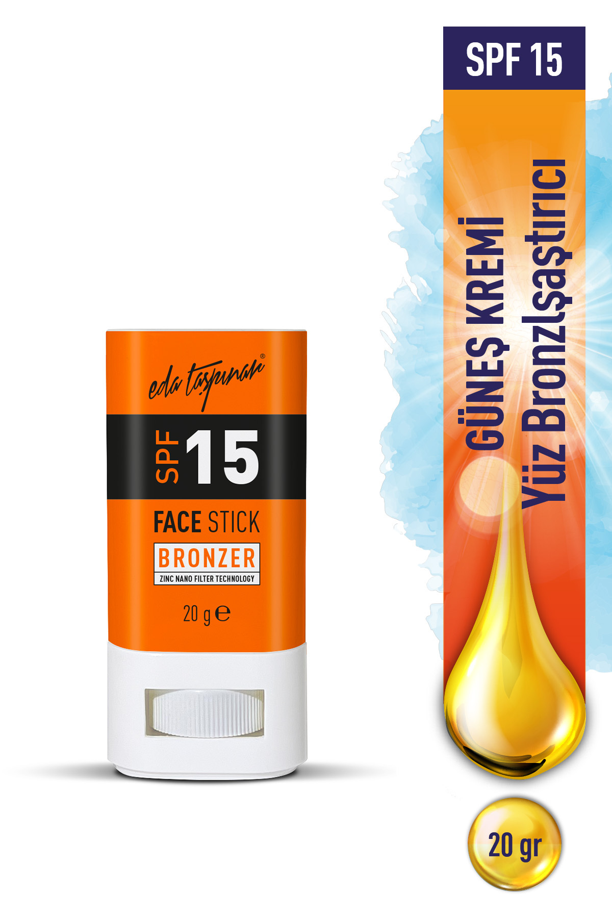 Eda Taşpınar SPF 15 Yüz Bronzlaştırıcı Face Stick (EGY0029