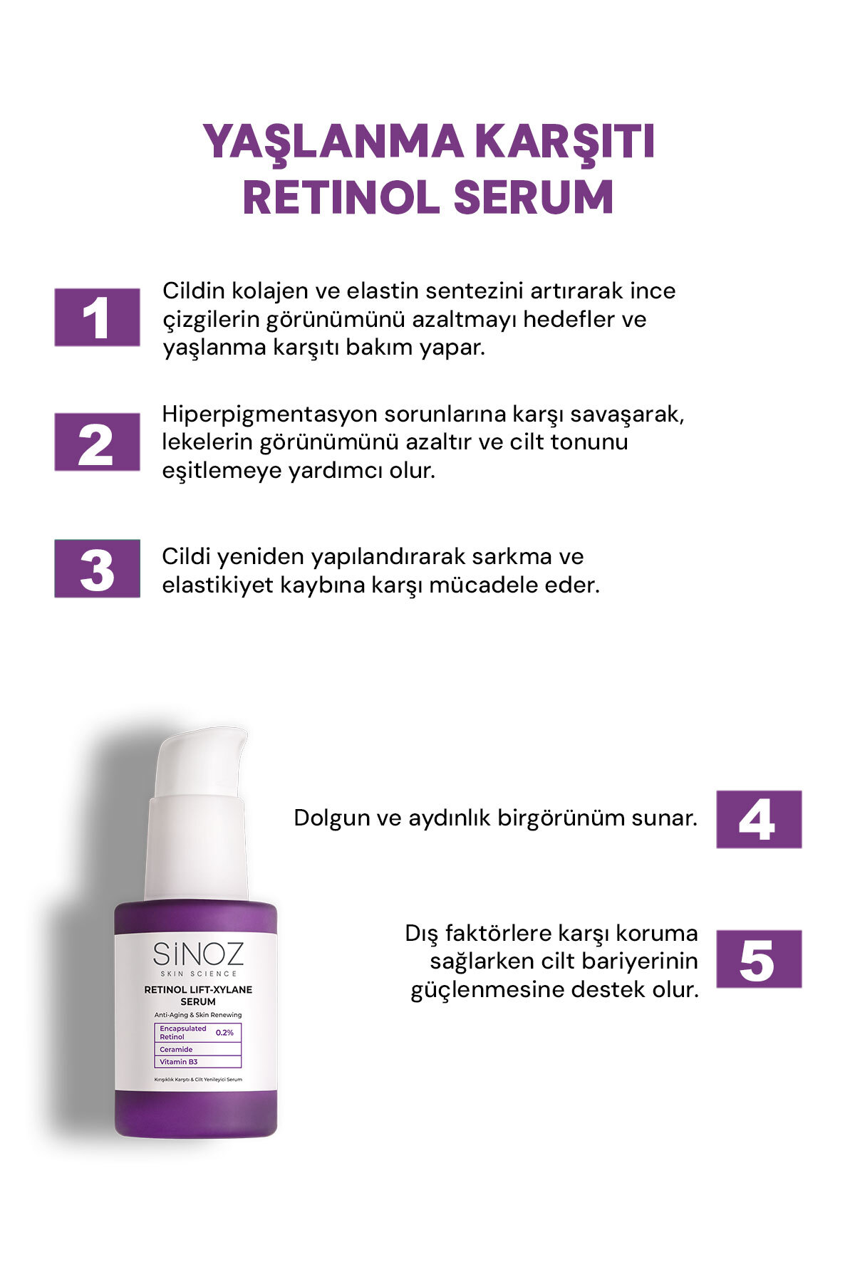 Retinol Lift-Xylane Kırışıklık Karşıtı ve Cilt Yenileyici Yüz Bakım Serumu 30 ml — TYCOND3OPN172012181854146 — تصویر 2 از 7