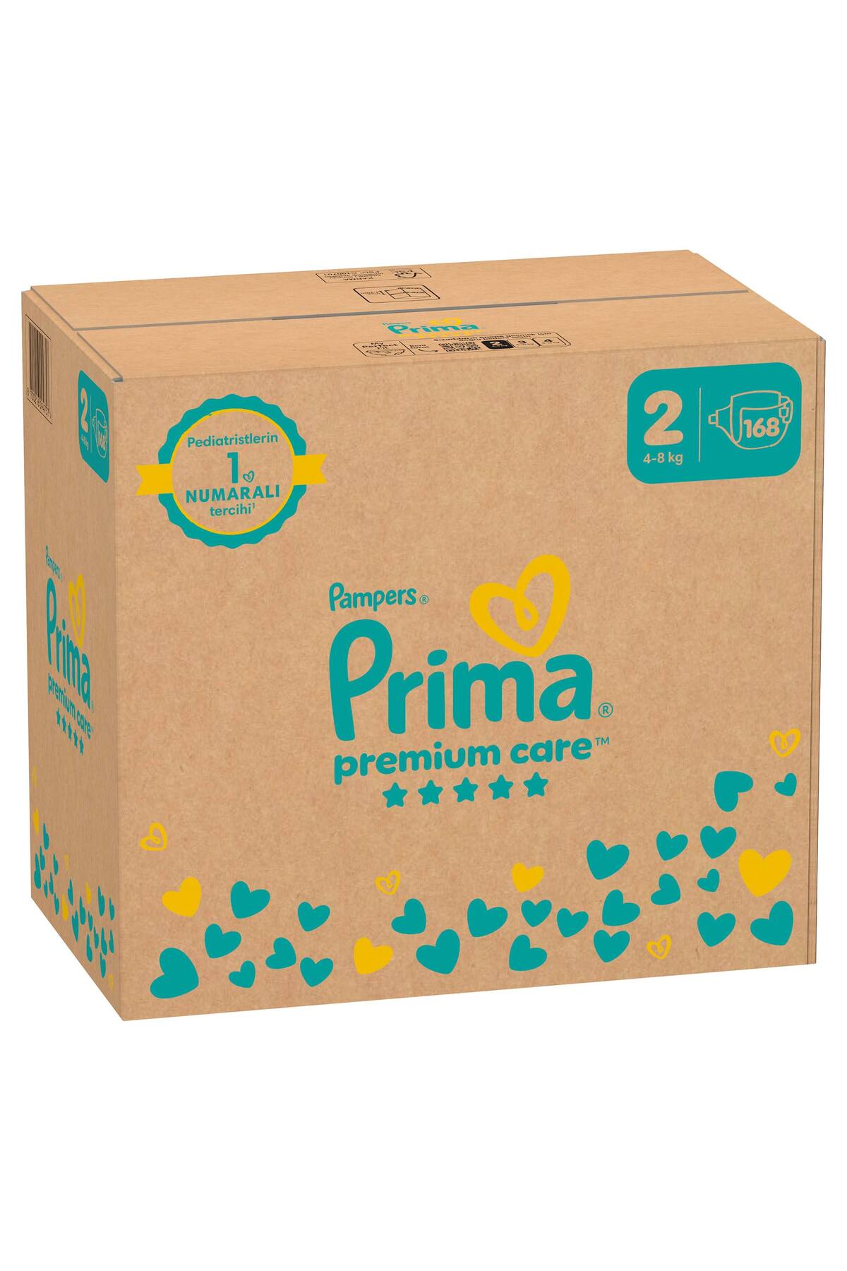 Prima Bebek Bezi Premium Care 2 Numara 168 Adet Aylık Fırsat Paketi fotoğrafı 2 (önizleme)