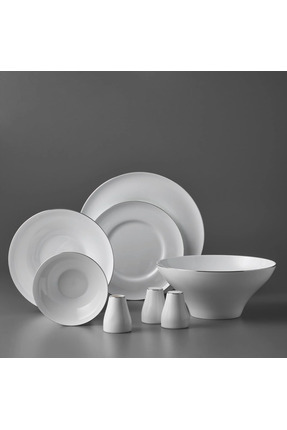 Jumbo Laurel Platin 55 Parça 12 Kişilik Yemek Takımı