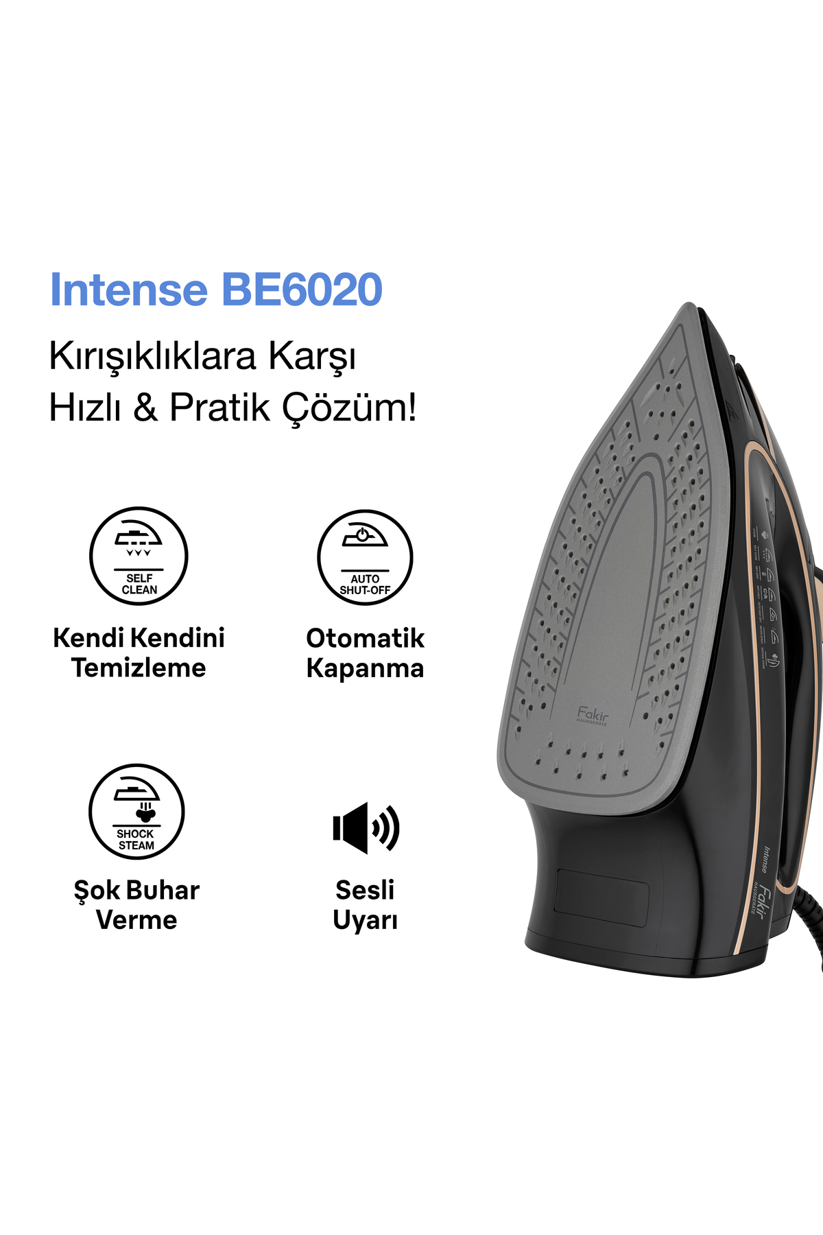 Intense BE6020 Buharlı Ütü 2