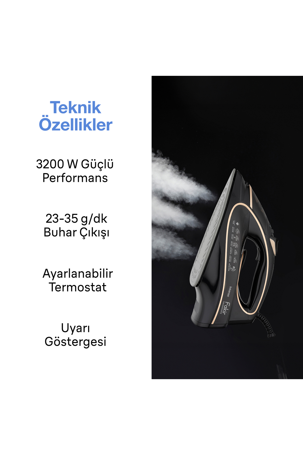 Intense BE6020 Buharlı Ütü 3