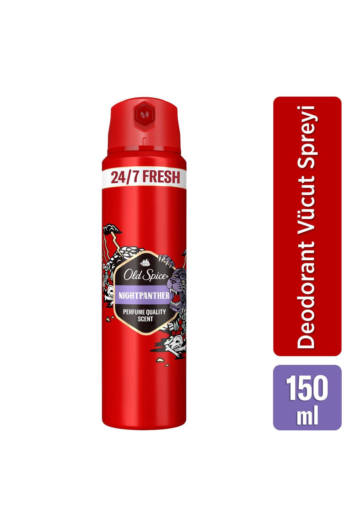 Old Spice Night Panther Erkek Sprey Vücut Deodorantı 150 ml