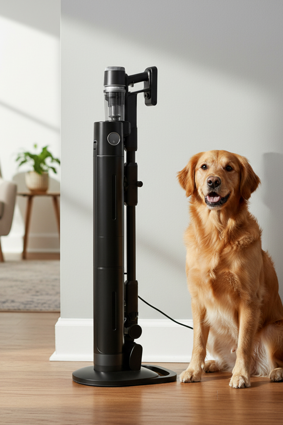 Homend Dustrider Pro 1270H Toz İstasyonlu Ergonomik Dikey Süpürge Siyah